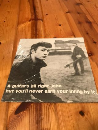 Rare Beatles John Lennon Red Colored Vinyl Bootleg 10 Inch Record