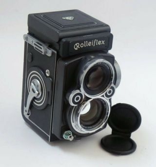 Rare Rollei Rolleiflex 2.  8 Fx Medium Format Tlr Film Camera 80mm F/2.  8 Lens