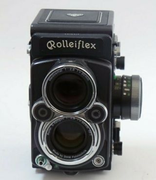 RARE Rollei Rolleiflex 2.  8 FX Medium Format TLR Film Camera 80mm f/2.  8 Lens 5