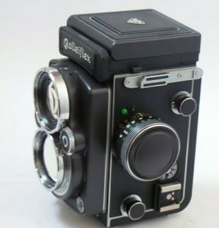 RARE Rollei Rolleiflex 2.  8 FX Medium Format TLR Film Camera 80mm f/2.  8 Lens 6