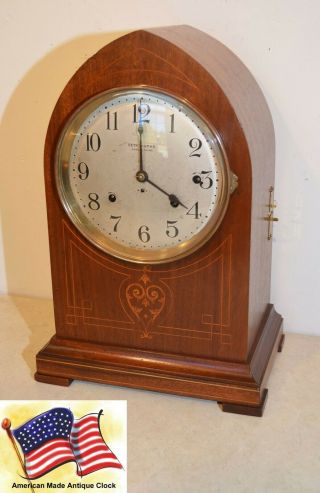 Restored 8 Bell Rare & Grand Antique Seth Thomas Sonora Chime Clock No.  266 - 1914