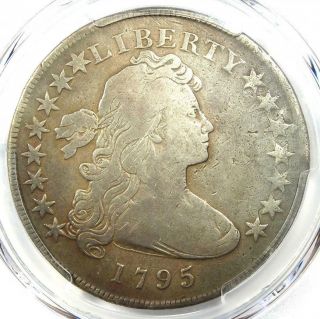 1795 Draped Bust Small Eagle Silver Dollar $1 - Pcgs Vg Detail - Rare Coin