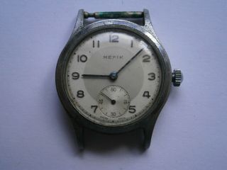 Vintage Gents Wristwatch Hefik Mechanical Watch Spares Swiss Made