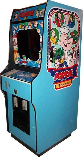 Popeye Arcade Machine By Nintendo 1982  Rare