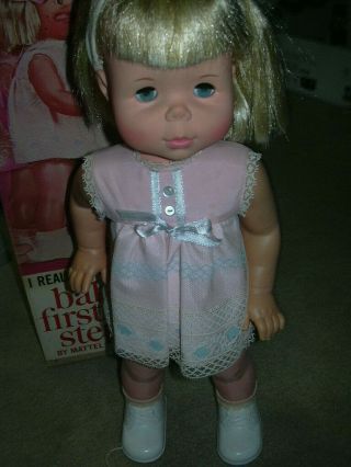 Vintage 1964 Mattel Baby First Step Doll clothing/Still Walks 2