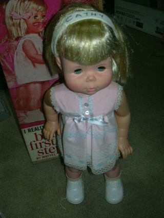 Vintage 1964 Mattel Baby First Step Doll clothing/Still Walks 3