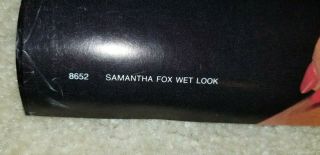 Samantha Fox Singer Model Nude Poster 1987 Garage Man Cave 20x28 Wet Look 8652 3