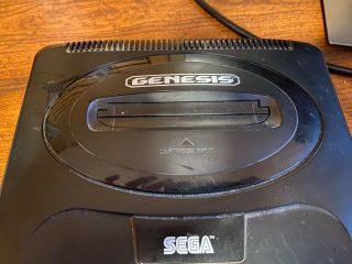Sega Genesis Model 2 Mk - 1631 Console With 4 Rare Game & 2 Controllers Shadowrun