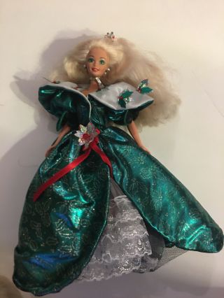 Mattel Barbie Doll Happy Holiday Special Edition Christmas Collectible Vintage