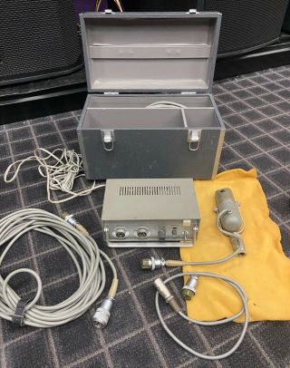 Sony C - 37a Tube Mic With Power Supply Unrestored Rare L@@k Oem
