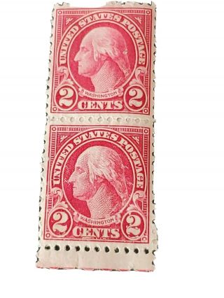 Red George Washington 2 Cent Stamps - - Rare