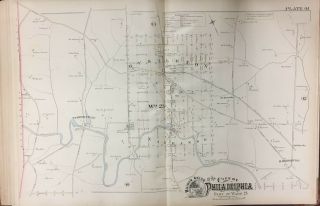 1888 Philadelphia Bustleton Lagrange & Verreeville Pennsylvania Plat Atlas Map