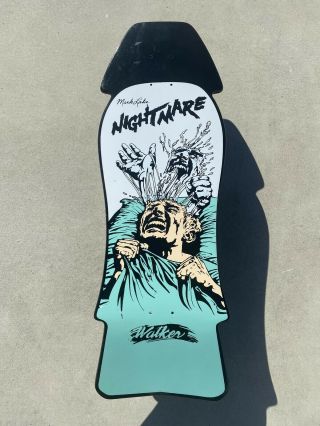 Nos Walker Mark Lake Nightmare Skateboard Rare Vintage Santa Cruz Powell Peralta