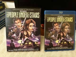 The People Under The Stairs Scream Factory Blu - Ray W Rare Oop Slipcover