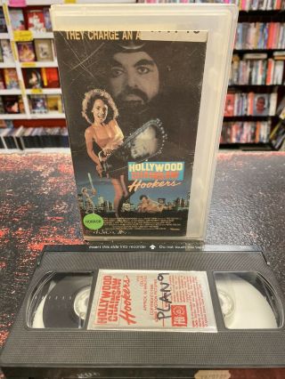 Hollywood Chainsaw Hookers Rare Cult Horror Vhs Camp Video
