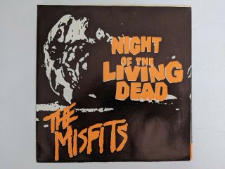 The Misfits Night Of The Living Dead 7” Vinyl 1979 Plan 9 Samhain Rare