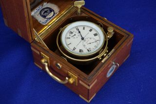 Ulysse Nardin Marine Chronometer,  Rare Smaller Type.