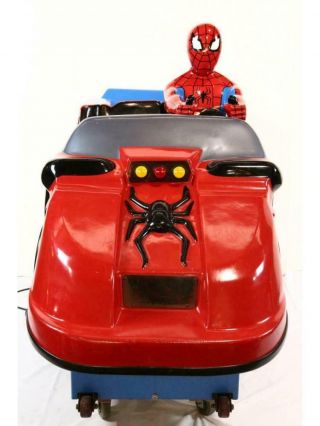 Spiderman Kiddie Ride Arcade Machine  Rare