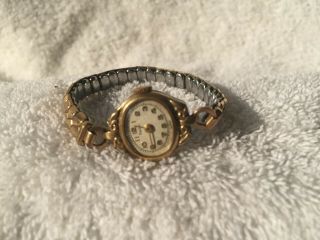 Vintage Parker Swiss Ladies Gold Tone Watch