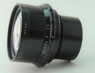 Extremely Rare - Dallmeyer Six 102mm (4 Inch) F1.  9 Lens