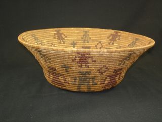 Very Rare and Fine Tubatulabal Pictorial Basket,  Native American Indian,  c.  1900 4