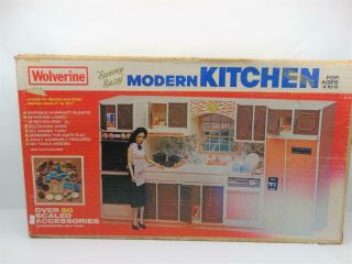 Rare Vintage Wolverine Sunny Suzy 29 " Long Kitchen For Barbie Type Dolls 575