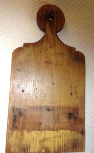 Vintage Bread Board Pine Hand Carved Age Unknown But
