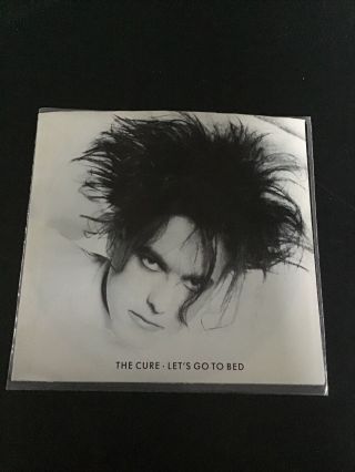 The Cure Let’s Go To Bed Boys Don’t Cry Rare Picture Sleeve Single Goth Rock 7”