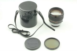 Rare,  3 【Mint,  】 Canon FD 85mm f/1.  2 S.  S.  C.  SSC Aspherical ASPH Lens Japan 4