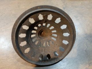 EARLY Woodstove Stove FINIAL Cast Iron Wood Stove ANTIQUE Decorative Salvaged 3