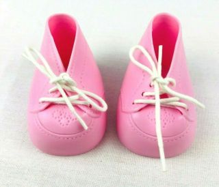 Vintage Mattel My Child Doll Pink Lace Up Shoes Sneakers Baby Clothes Ua