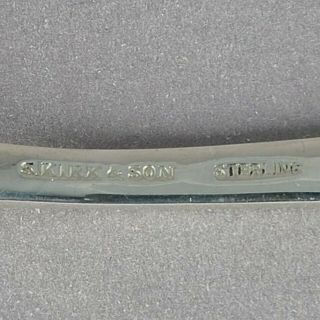 Kirk Repousse Sterling Silver Salad/Dessert Fork 6 1/4 Inches No Monogram 3
