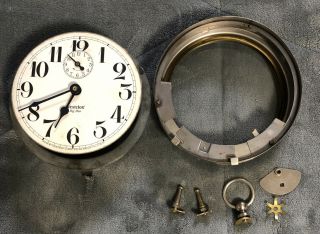 Antique Westclox Big Ben Peg Legs Alarm Clock Nickle Plated