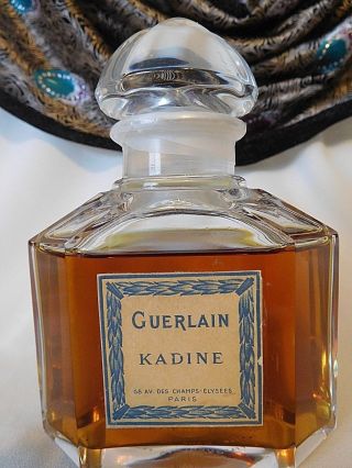 Vintage Guerlain Kadine 4.  2 Oz Parfum / Perfume,  Baccarat,  Extremely Rare