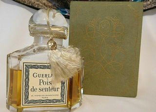 Vintage Guerlain Pois De Senteur Baccarat 2.  7 Oz Perfume Bottle,  Rare