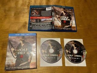 Wolf Creek 2 Blu Ray/dvd Rlj Entertainment Very Rare Oop Slipcover 2 Disc