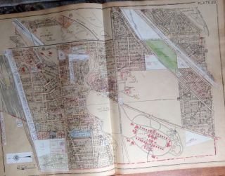 1930 Harvard Terrace Walbridge Zoo Toledo State Hospital Toledo Ohio Atlas Map
