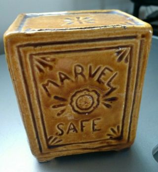 Marvel Safe Coin Bank Rare Ceramic Vintage