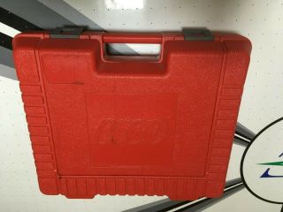 Vintage 1985 Red Lego Plastic Storage Box/bin Carrying Case Empty