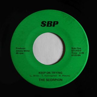 Sweet Soul/funk 45 - The Scorpion - Keep On Trying - Sbp - Mp3 - Rare