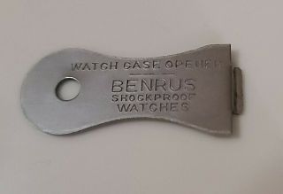 Vintage Benrus Shockproof Watch Case Opener
