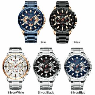 Curren Herren Luxus Armbanduhr Sport Automatikuhr Mode Uhren Geschenke Z1l2