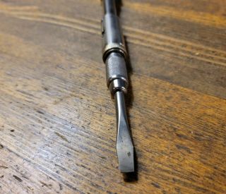 Antique Tools Hand Drill Bit Brace Rare YANKEE 30 SPIRAL Push Drill VINTAGE ☆USA 3