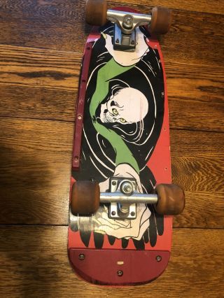 Vintage Roller Derby Skull Skateboard 1980’s Skater