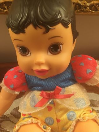 Vintage Disney My First Princess Baby Snow White 10” Doll Euc Tollytots Limited