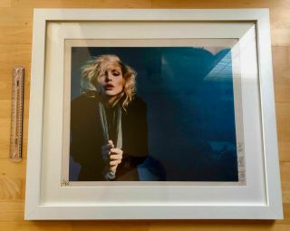Debbie Harry Blondie Vintage Rare Signed Mick Rock Photo Framed Rare