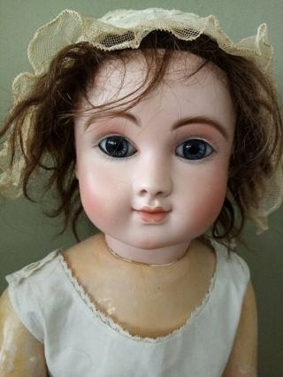 Rare Antique French Doll Large Bebe Steiner C Smiling Face