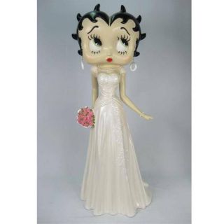 Extremely Rare Betty Boop Getting Married Lifesize Figurine Statue