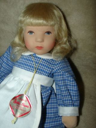 10 " Vintage Kathe Kruse Blonde Girl Doll,  Cute Dress & Shoes,  Too Sweet