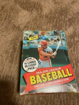 1980 Topps Baseball Wax Box Bbce Rare Rickey Hendersen Rookie Psa10